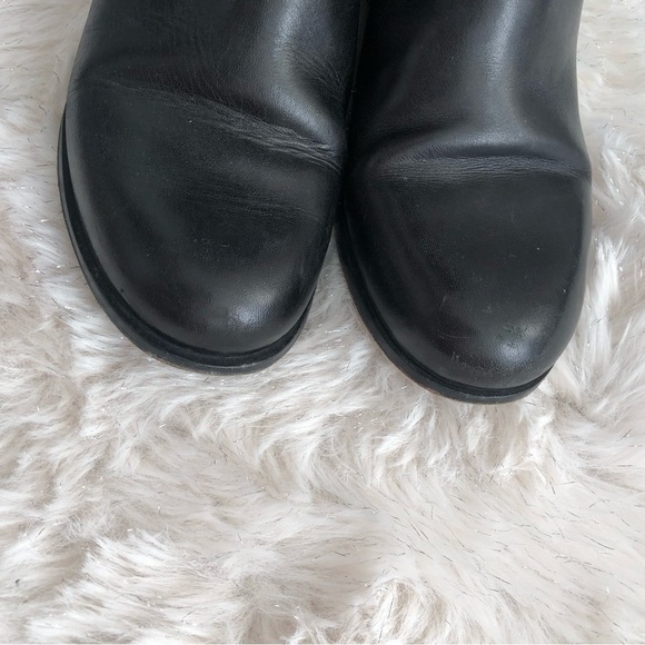Tory Burch Black Leather Tall boots Sz 5.5 - Picture 6 of 12